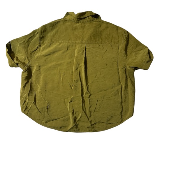 Madewell Casual Olive Button Down Shirt small - Picture 2 of 5
